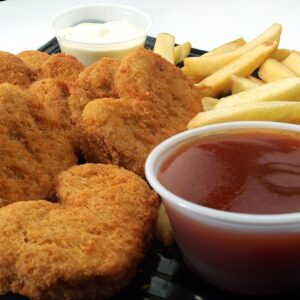 chicken nuggets, fries, dip, sauce, grilled, bbq, chicken nuggets, chicken nuggets, chicken nuggets, chicken nuggets, chicken nuggets