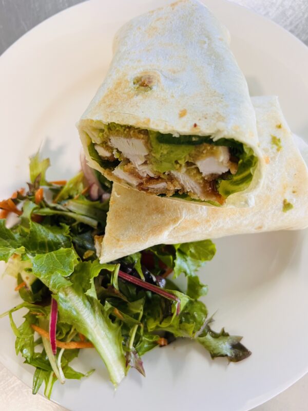 Chicken Schnitzel Wrap